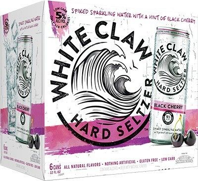 White Claw Black Cherry Seltzer CANS 6PA