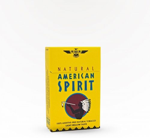 American Spirit Lights Mellow Yellow Box