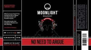 Moonlight Meadery No Need To Argue 375ml