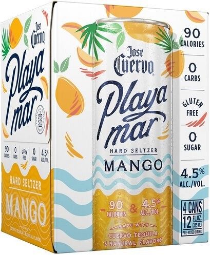 Jose Cuervo Playa Mar Mango Seltzer 4PK