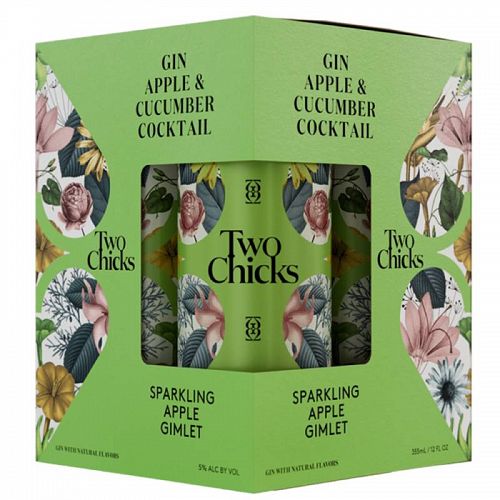 Two Chicks Apple Cucumber Gimlet 4PACK