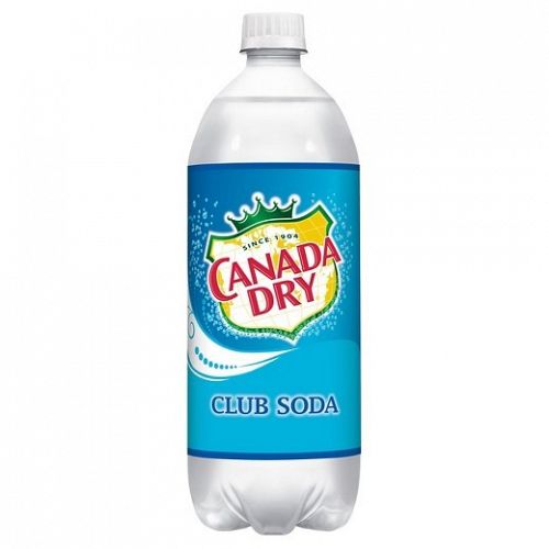 Canada Dry Club Soda  Liter