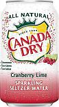 Canada Dry Cranberry Lime Seltzer 12oz